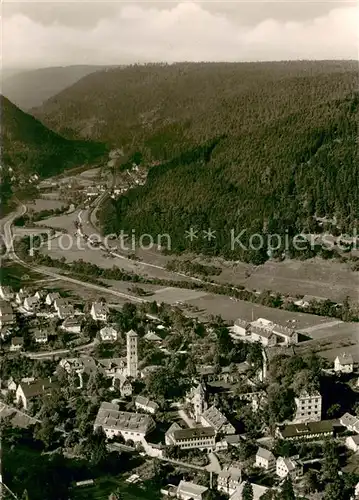 AK / Ansichtskarte Hirsau Kloster im Nagoldtal Fliegeraufnahme Hirsau