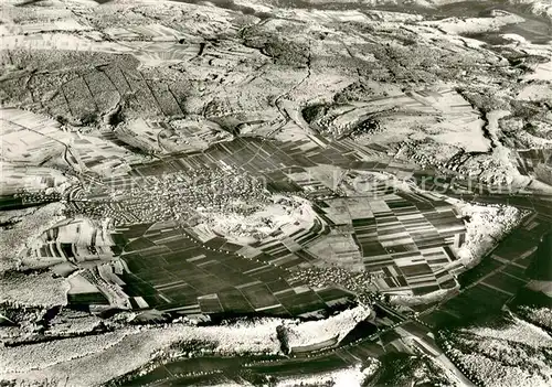 AK / Ansichtskarte Steinheim_Albuch Steinheimer Becken Schwaebische Alb Fliegeraufnahme Steinheim Albuch