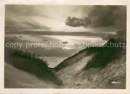 AK / Ansichtskarte Insel_Sylt Abendstimmung in den Duenen Insel_Sylt