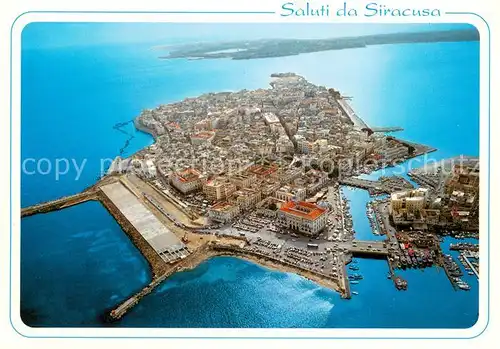 AK / Ansichtskarte Siracusa Isola di Ortigia veduta aerea Siracusa