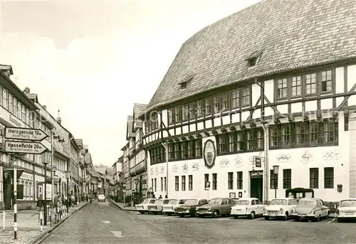 AK / Ansichtskarte Stolberg_Harz Rathaus Altstadt Fachwerkhaus Stolberg Harz