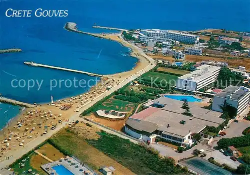 AK / Ansichtskarte Gouves_Kreta Fliegeraufnahme Gouves Kreta