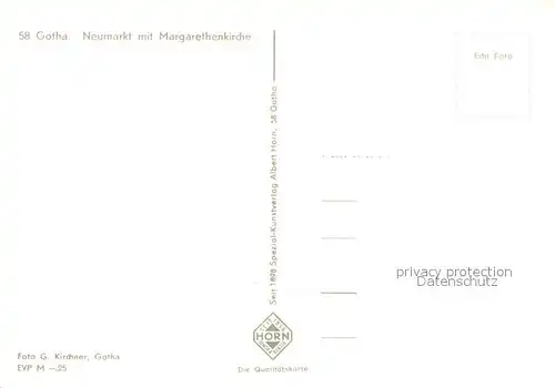 AK / Ansichtskarte Gotha_Thueringen Neumarkt mit Margarethenkirche Gotha Thueringen