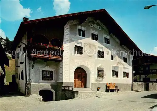 AK / Ansichtskarte Scuol_GR Buendnerhaus Scuol_GR