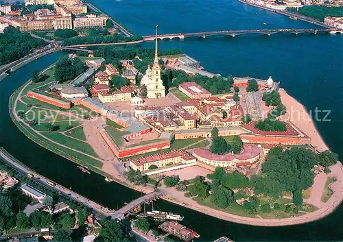 AK / Ansichtskarte St_Petersburg_Leningrad Peter Pauls Festung Fliegeraufnahme St_Petersburg_Leningrad