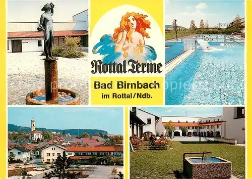 AK / Ansichtskarte Bad_Birnbach Rottal Terme Thermalbad Sportanlagen Freibad laendliche Gemuetlichkeit Bad_Birnbach