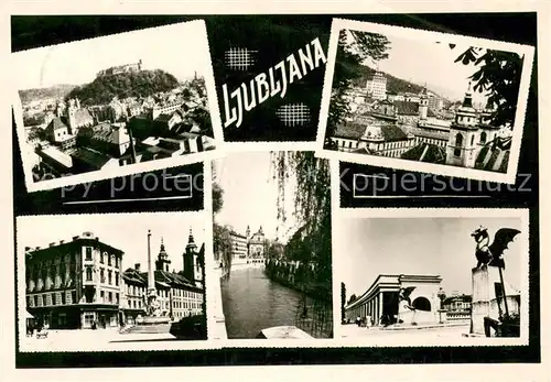 AK / Ansichtskarte Ljubljana_Laibach Stadtansichten 