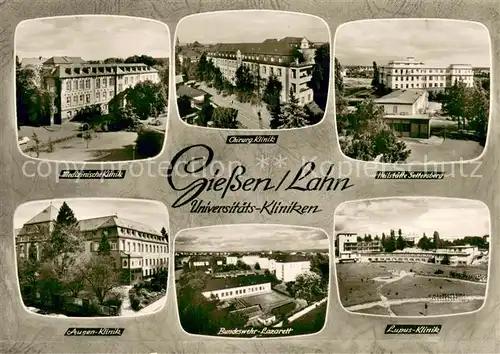 AK / Ansichtskarte Giessen_Lahn Kliniken der Stadt Heilstaette Seltersberg Bundeswehr Lazarett Bromsilber Giessen_Lahn
