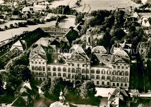 AK / Ansichtskarte Ettlingen Rathaus Fliegeraufnahme Ettlingen