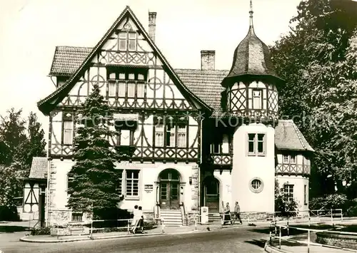 AK / Ansichtskarte Bad_Liebenstein Postamt Fachwerkhaus Bad_Liebenstein