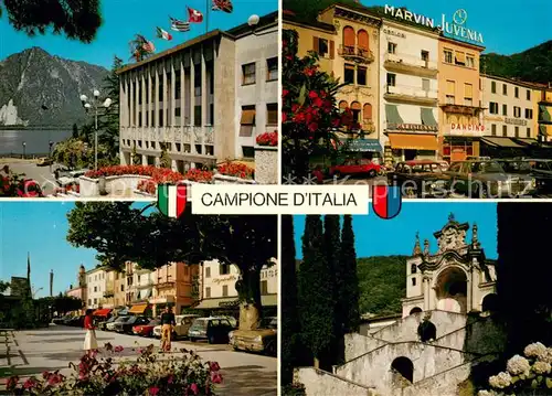 AK / Ansichtskarte Campione_d_Italia Casino Santuario Madonna dei Ghirli Campione_d_Italia