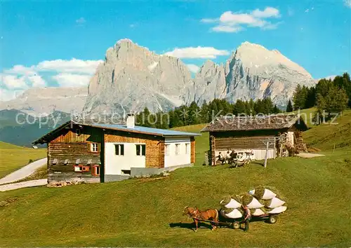 AK / Ansichtskarte Seiser_Alm_Dolomiten Ritsch Schwaige 