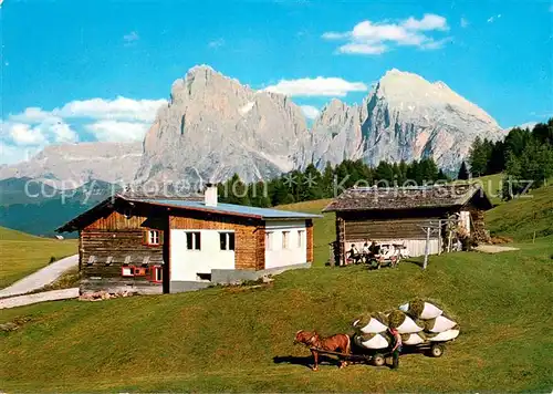 AK / Ansichtskarte Seiser_Alm_Dolomiten Panorama 