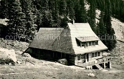 AK / Ansichtskarte Tatry_Vysoke_Gebirge Schronisko PTTK na Hali Kondratowej Tatry_Vysoke_Gebirge
