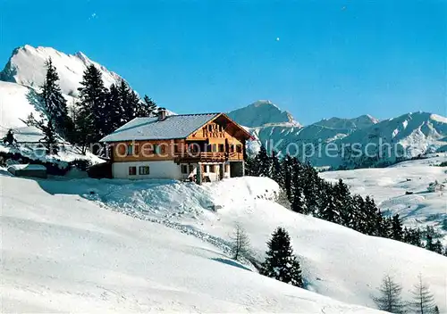 AK / Ansichtskarte Seiser_Alm_Dolomiten AVS Schutzhuette Puflatsch 