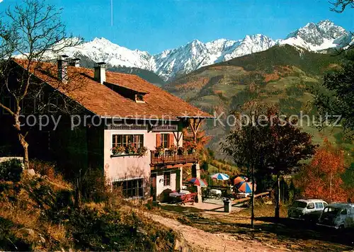 AK / Ansichtskarte Dorf_Tirol Gasthof Pension Zum Tiroler Kreuz Texelgruppe Dorf_Tirol