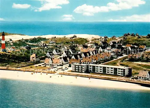 AK / Ansichtskarte Hoernum_Sylt Fliegeraufnahme Hoernum Sylt