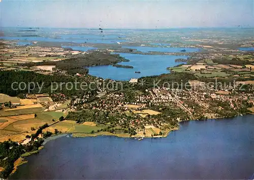 AK / Ansichtskarte Malente Gremsmuehlen Holsteinische Schweiz Seenplatte Kneipp Heilbad Fliegeraufnahme Malente Gremsmuehlen