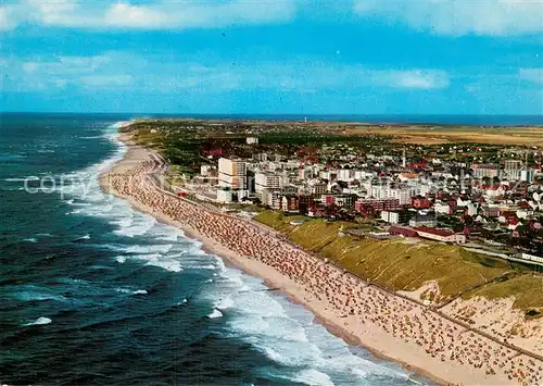 AK / Ansichtskarte Westerland_Sylt Nordseeheilbad Fliegeraufnahme Westerland_Sylt