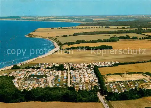 AK / Ansichtskarte Sehlendorferstrand Campingplatz Fliegeraufnahme Sehlendorferstrand