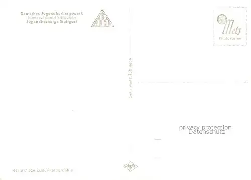 AK / Ansichtskarte Stuttgart Jugendherberge Stuttgart