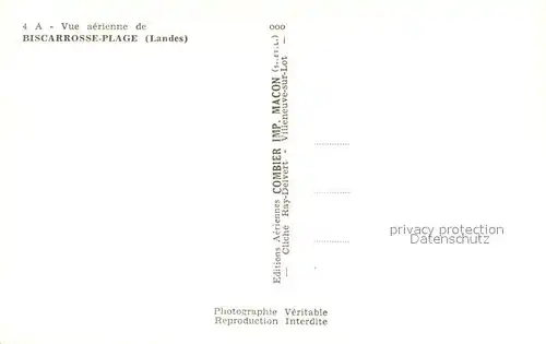 AK / Ansichtskarte Biscarrosse Plage Vue aerienne Biscarrosse Plage