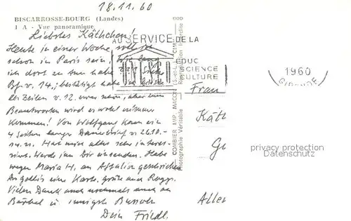 AK / Ansichtskarte Biscarrosse Plage Vue aerienne Biscarrosse Plage