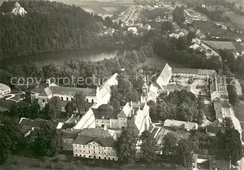 AK / Ansichtskarte Zdar_nad_Sazavou_Saar Letecky pohled na zamek Zdar_nad_Sazavou_Saar