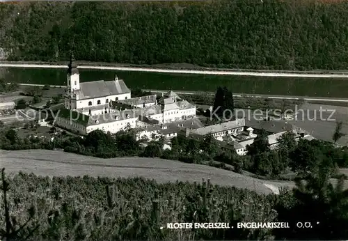 AK / Ansichtskarte Engelhartszell_Donau_Oberoesterreich Kloster Engelszell Fliegeraufnahme Engelhartszell_Donau