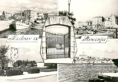 AK / Ansichtskarte Rovinj_Rovigno_Istrien Hafen Teilansichten 