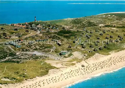 AK / Ansichtskarte Hoernum_Sylt Nordseebad Fliegeraufnahme Hoernum Sylt