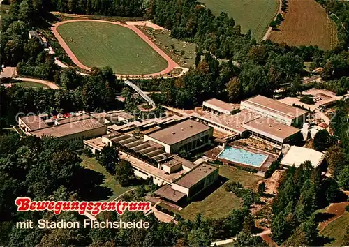 AK / Ansichtskarte Bad_Salzuflen Bewegungszentrum mit Stadion Flachsheide Fliegeraufnahme Bad_Salzuflen