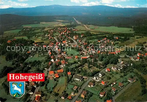 AK / Ansichtskarte Hohegeiss_Harz Fliegeraufnahme Hohegeiss Harz