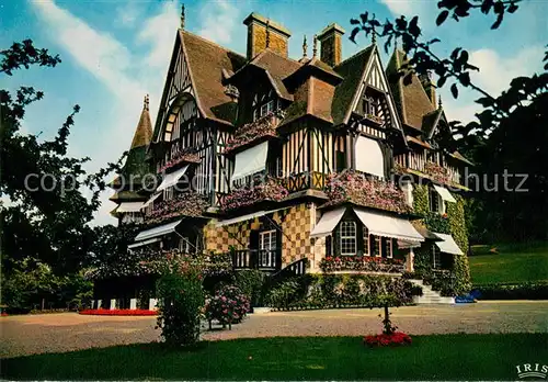 AK / Ansichtskarte Deauville sur Mer Plage fleurie La ferme du Coteau 