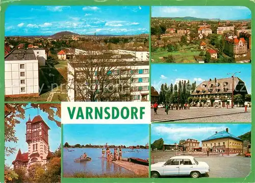 AK / Ansichtskarte Varnsdorf Pohranicni mesto hranicnim prachodem do Metropole vyroby damskych puncoch Varnsdorf