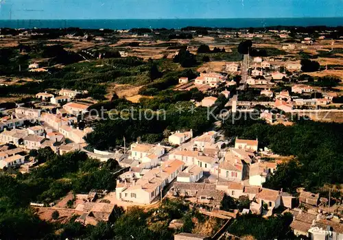AK / Ansichtskarte Ile_d_Yeu Le Bourg de St Sauveur Vue aerienne Ile_d_Yeu