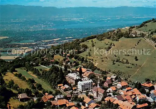 AK / Ansichtskarte Saleve Vue aerienne dans le fond Geneve Le lac Leman et les Monts du Jura Saleve