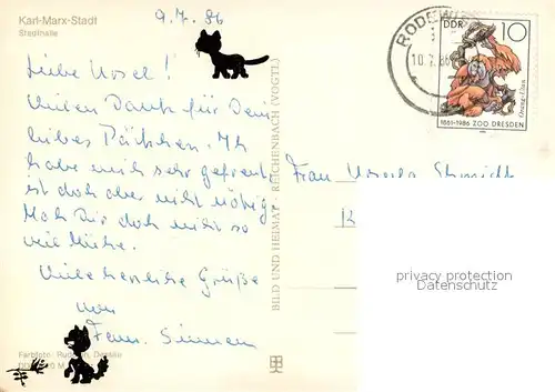 AK / Ansichtskarte Karl Marx Stadt Stadthalle Karl Marx Stadt