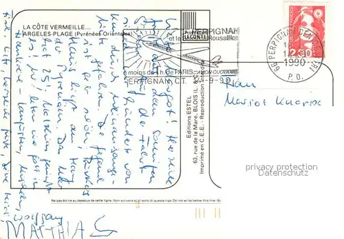 AK / Ansichtskarte Argeles_Plage Vue aerienne Argeles_Plage