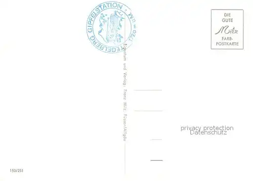 AK / Ansichtskarte Schwangau Gebietskarte mit Forggensee Hopfensee Weissensee Bannwaldsee und Oberer Lechsee Schwangau