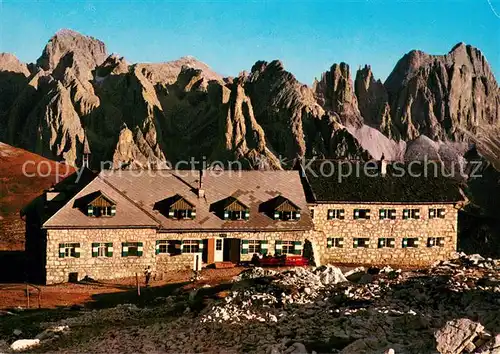 AK / Ansichtskarte Voels_Schlern_Suedtirol Schlernhaeuser mit Rosengarten Voels_Schlern_Suedtirol