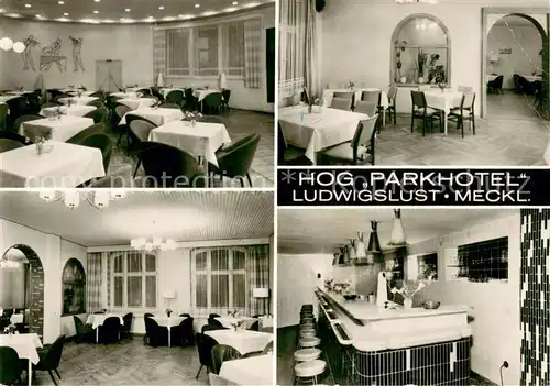AK / Ansichtskarte Ludwigslust HOG Parkhotel Gastraeume Bar Ludwigslust