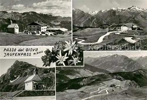 AK / Ansichtskarte Jaufenpass_Passo_del_Giovo Restaurant Panorama Kapelle 