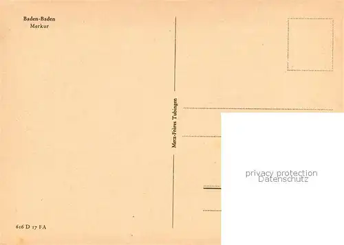 AK / Ansichtskarte Baden Baden Merkur Standseilbahn Berggasthof Aussichtsturm Schwarzwald Kuenstlerkarte Baden Baden