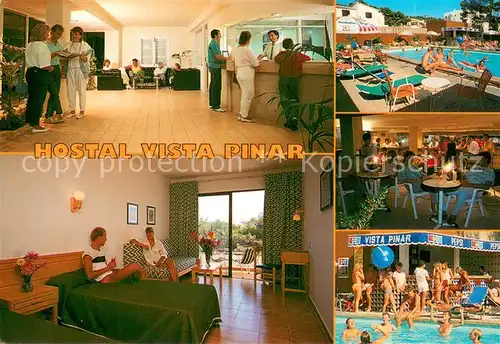 AK / Ansichtskarte Cala_Ratjada_Mallorca Hostal Vista Pinar Rezeption Zimmer Pool Bar Cala_Ratjada_Mallorca