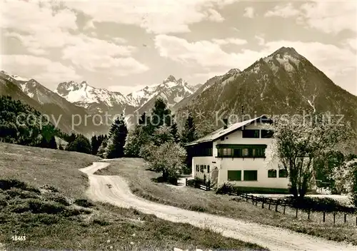 AK / Ansichtskarte Oberstdorf Christl. Freizeit  und Bibelheim e.V. Allgaeuer Alpen Oberstdorf