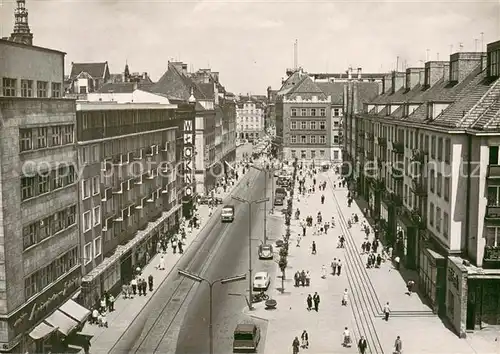 AK / Ansichtskarte Wroclaw Ulica Swidnicka W glebi Rynek Wroclaw