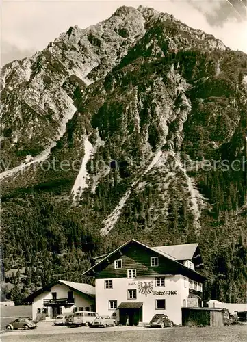 AK / Ansichtskarte Mittelberg_Kleinwalsertal Haus Roter Adler Alpen Mittelberg_Kleinwalsertal