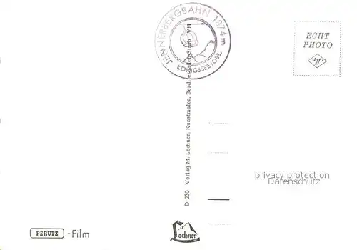 AK / Ansichtskarte Koenigssee Berggaststaetten Jennerbahn mit Schneibstein und Tennengebirge Koenigssee
