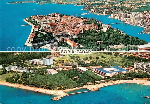 AK / Ansichtskarte Zadar_Zadra_Zara Fliegeraufnahme Zadar_Zadra_Zara